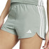 Calça de Fitness adidas Pacer Wvn High Mulher Verde/Branco