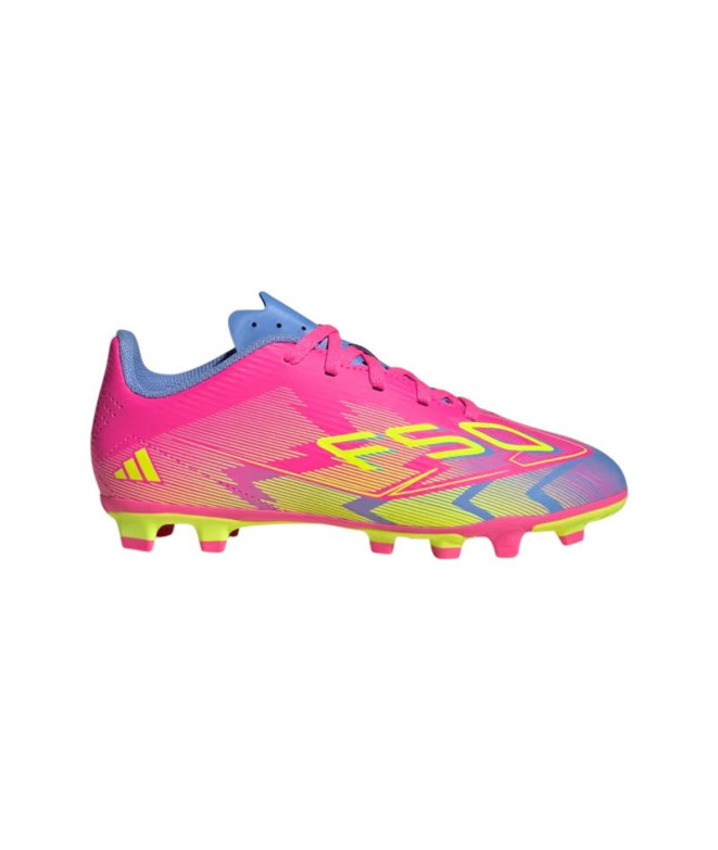 Bottes de Football adidas F50 Club Fg/Mg Enfant Rose