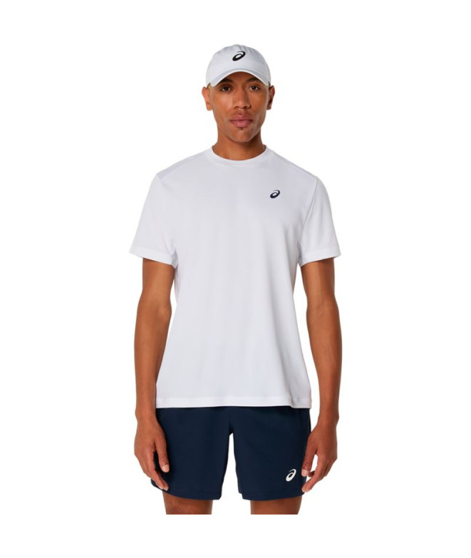 Camiseta de Tenis ASICS Court Ss Top Hombre Blanco
