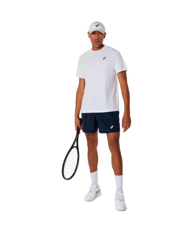 T-shirt de Tennis ASICS Court Ss Haut Homme Blanc