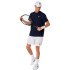 Camiseta de Tênis ASICS Court Ss Top Homem Azul Marinho