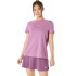Camiseta de Padel ASICS Padel Court Ss Top Mulher Roxo