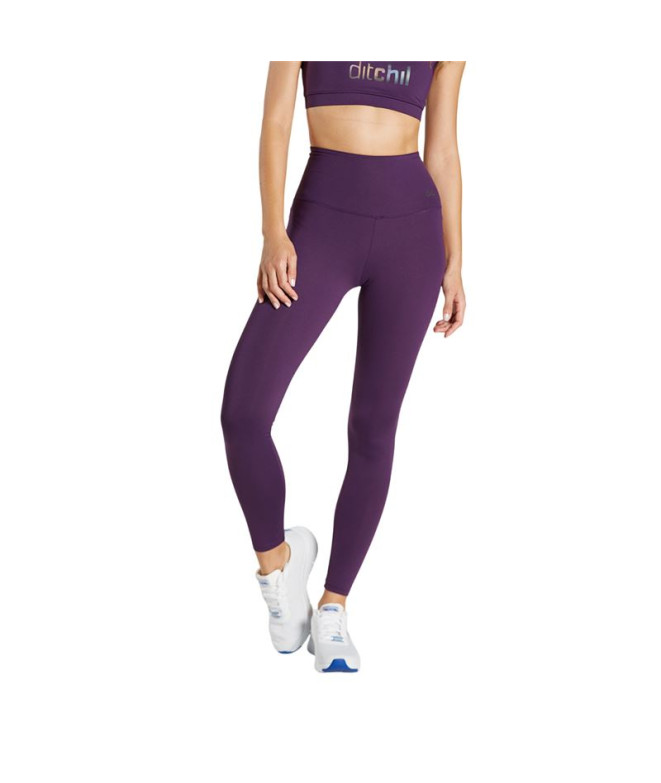 Malhas de Fitness Ditchill Legging Genuine Mulher Berinjela