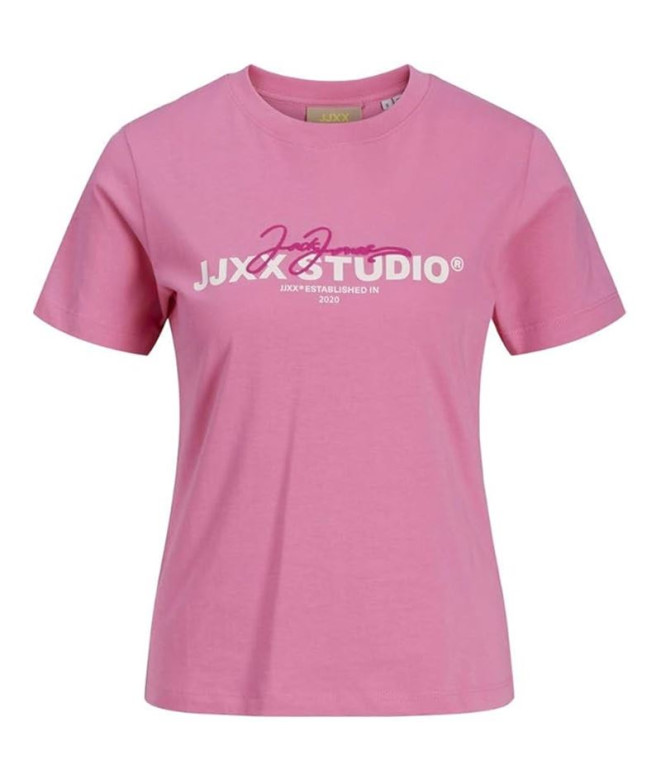 Camiseta Jack and Jones Jxamy Reg Mujer Morning Glory