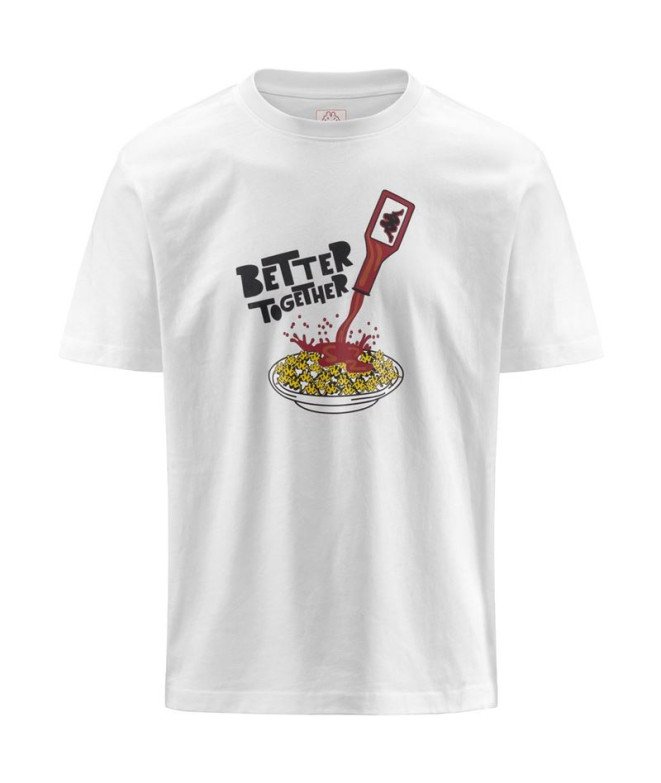 Camiseta Kappa Glesto Tbar Homem Branco