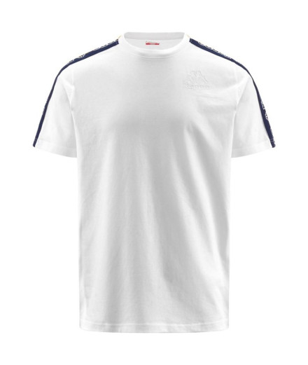 Camiseta Kappa Gramio Hombre Blanco