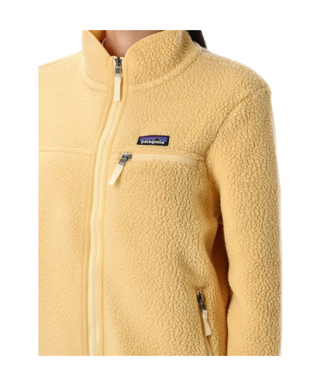 Veste de Montagne Patagonia Retro Pile Femme Jaune
