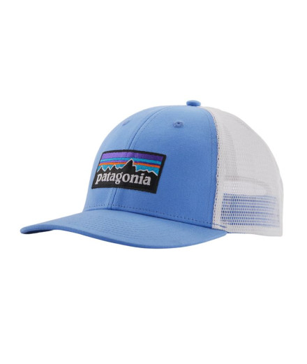 Boné de Montanha Patagonia P-6 Logo Lopro Trucker Azul