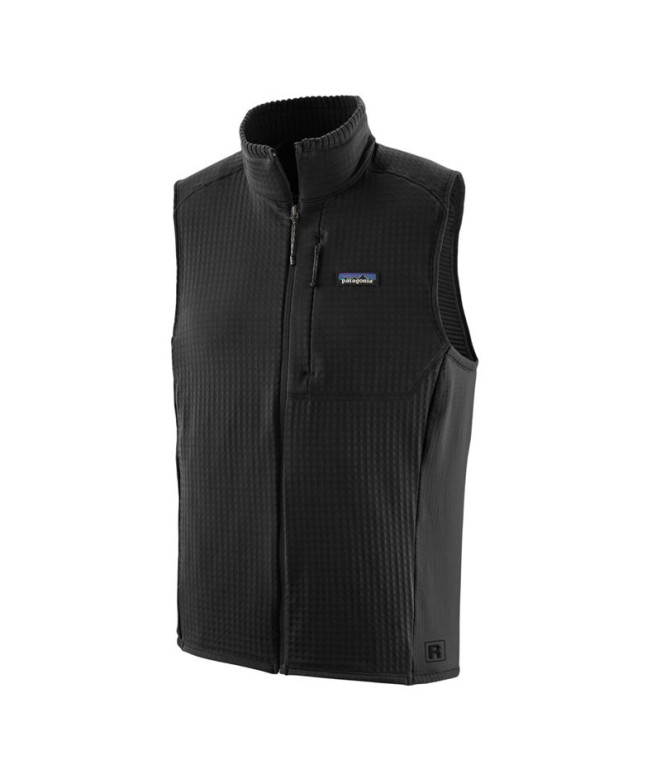 Chaleco de Montaña Patagonia R1 Hombre Negro