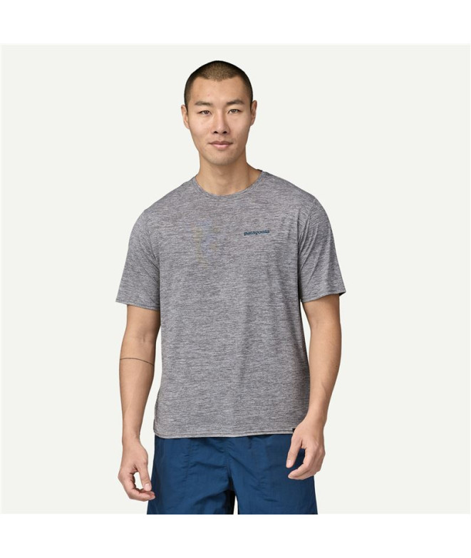 T-shirt de Montagne Patagonia Cool Daily Graphic - Waters Homme Gris