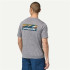 Camiseta de Montanha Patagonia Cool Daily Graphic - Waters Homem Cinza