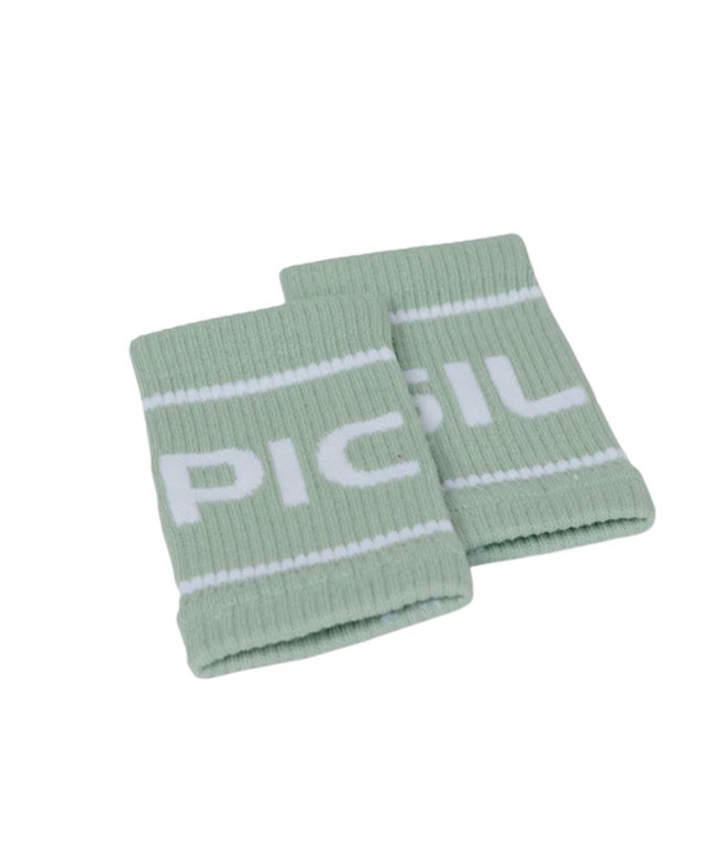 Muñequera de Fitness Picsil Cotton Wristband Light Verde 0.2