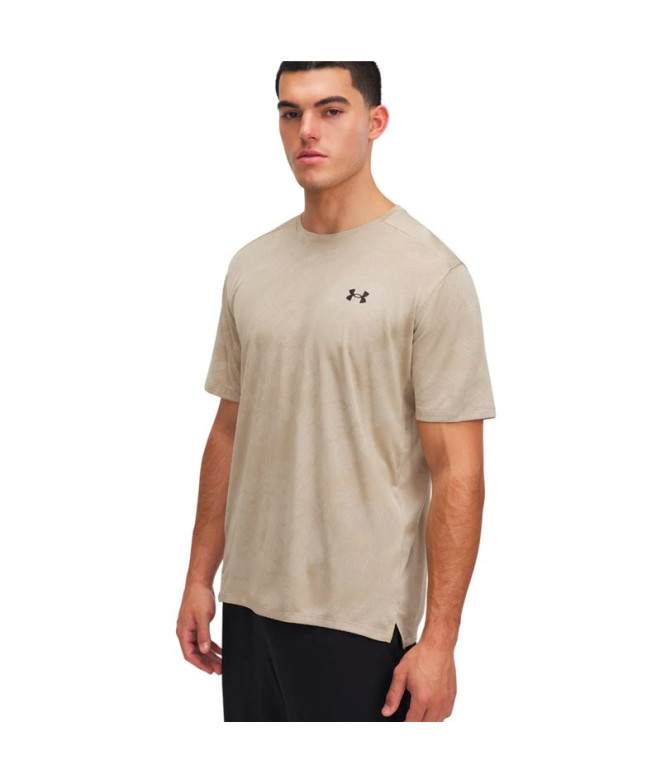 Camiseta Manga Corta de Fitness Under Armour Tech Vent Jcqrd Ss Hombre Marrón