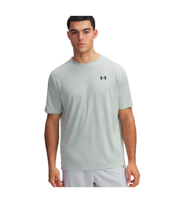 T-shirt à Manches Courtes de Fitness Under Armour Tech Vent Jcqrd Ss Homme Vert