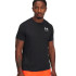 Camiseta Manga Curta Under Armour Heatgear Fitted Ss Homem Preto