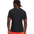 Camiseta Manga Curta Under Armour Heatgear Fitted Ss Homem Preto
