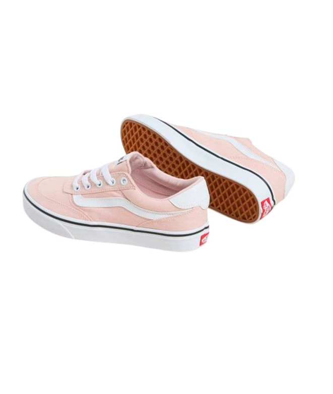 Zapatillas Vans Brooklyn Ls Cnvs Lbwrs Mujer Rosa