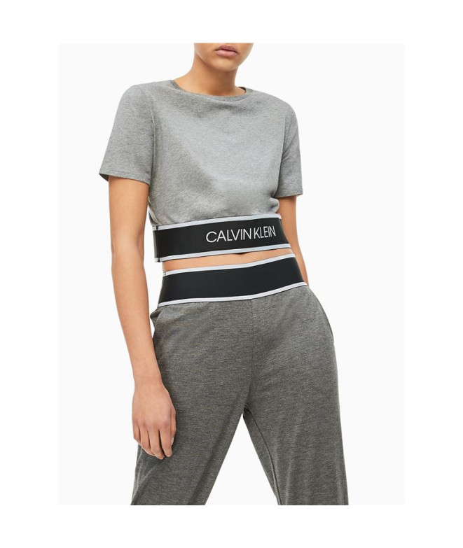 T-Shirt de fitness Calvin Klein Manga curta