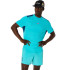 Camiseta de Padel Asics Padel Court Ss Top Homem Energy Aqua
