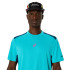 Camiseta de Padel Asics Padel Court Ss Top Homem Energy Aqua