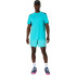 Camiseta de Padel Asics Padel Court Ss Top Homem Energy Aqua