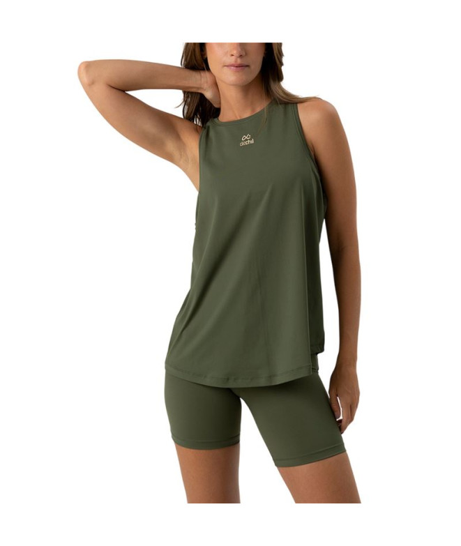 Pantalón Corto de Fitness Ditchill Short Alive Mujer Oliva