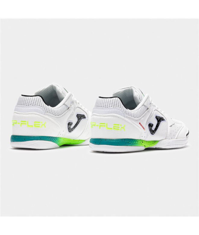 Chaussures Joma Haut Flex 2502 Enfant Blanc Indoor
