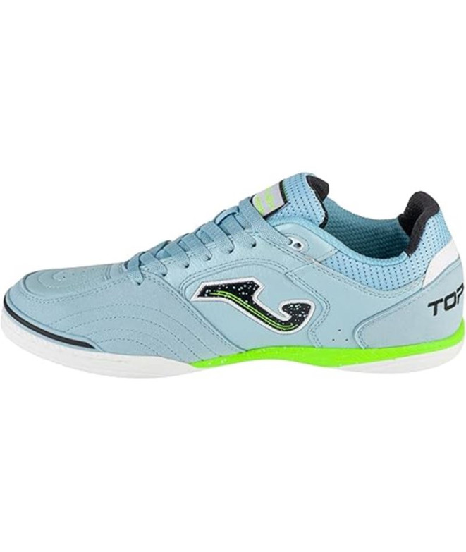 Zapatillas Joma Top Flex 2537 Niño Celeste Indoor