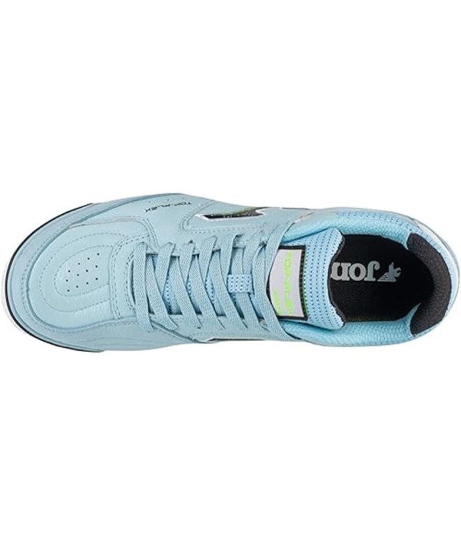 Zapatillas Joma Top Flex 2537 Niño Celeste Indoor