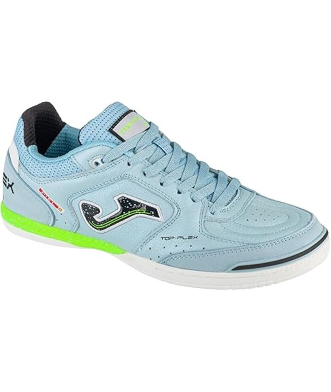 Zapatillas Joma Top Flex 2537 Niño Celeste Indoor