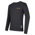 Camiseta de Escalada La Sportiva Climbing On The Moon Homem Carbon/Amarelo