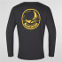Camiseta de Escalada La Sportiva Climbing On The Moon Homem Carbon/Amarelo