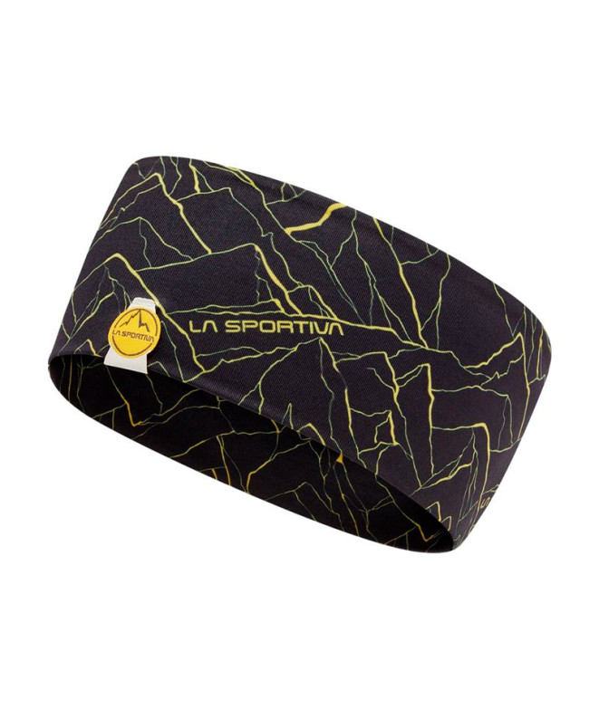 Cinta de Pelo de Running La Sportiva Mountain Black/Yellow