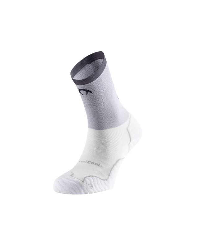 Calcetines de Running Lurbel Tiwar Five Blanco/Gris Hielo
