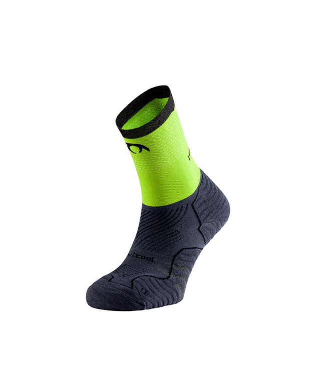 Calcetines de Running Lurbel Tiwar Five Marengo/Pistacho