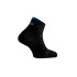 Meias de Running Lurbel Street Pro Three Preto/Azul Royal