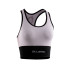 Sujetador Deportivo de Trail Lurbel Venus Top Mujer Gris Hielo/Negro