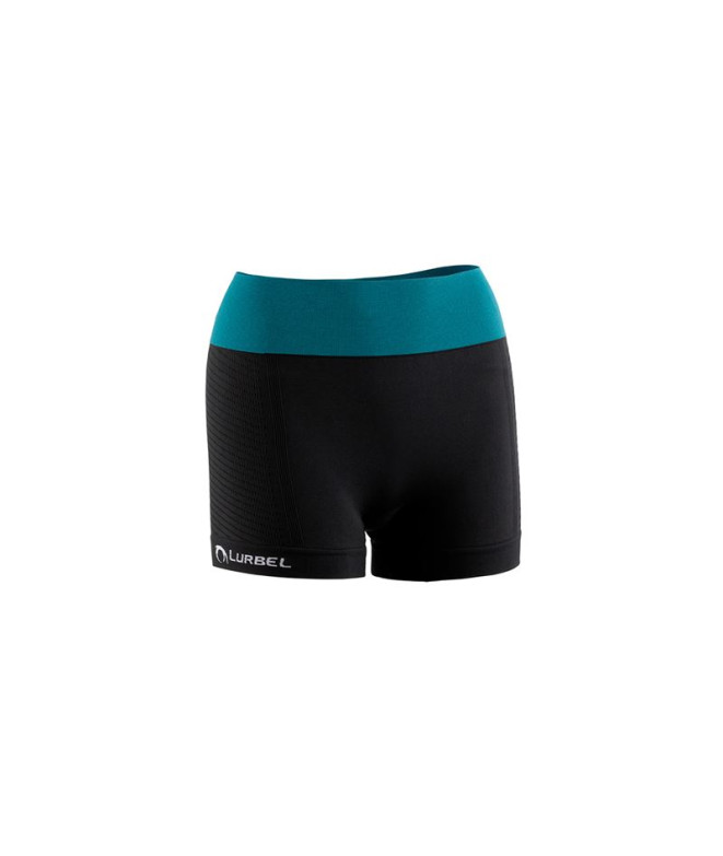 Pantalones de Trail Lurbel Venus Lite Shorts W Mujer Negro/Turquesa