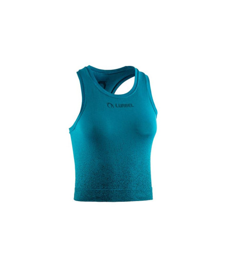 Camiseta de Trail Lurbel Venus Singlet Homem Turquesa/Negro