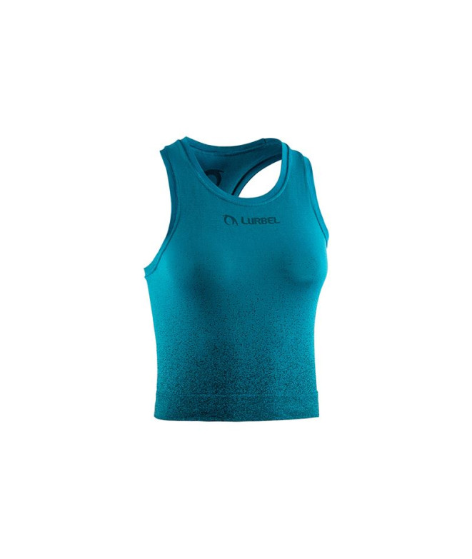 Camiseta de Trail Lurbel Venus Singlet Hombre Turquesa/Negro