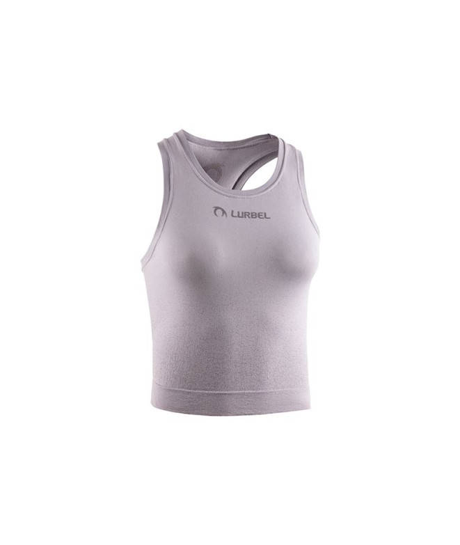 Camiseta de Trail Lurbel Venus Singlet Hombre Gris Hielo