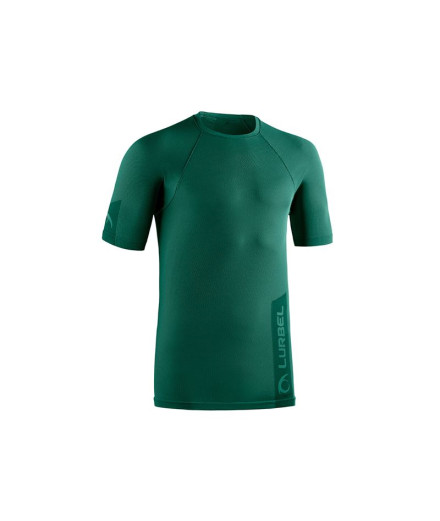 Camiseta de Running Lurbel Halo Manga Curta Homem Verde...