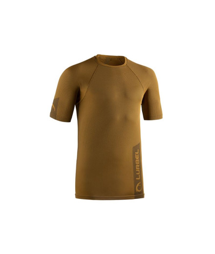 Camiseta de Running Lurbel Halo Manga Curta Homem Amarelo...