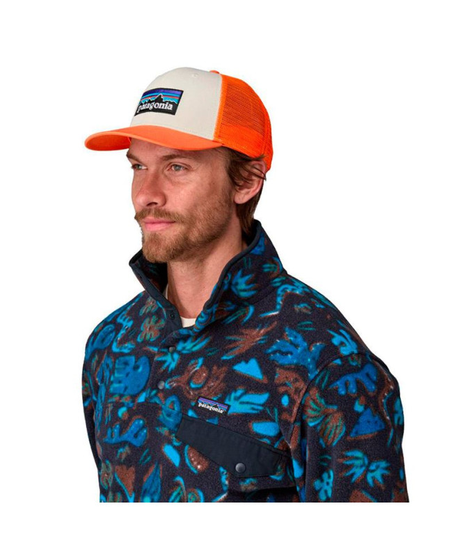 Boné de Montanha Patagonia P-6 Logo Trucker...