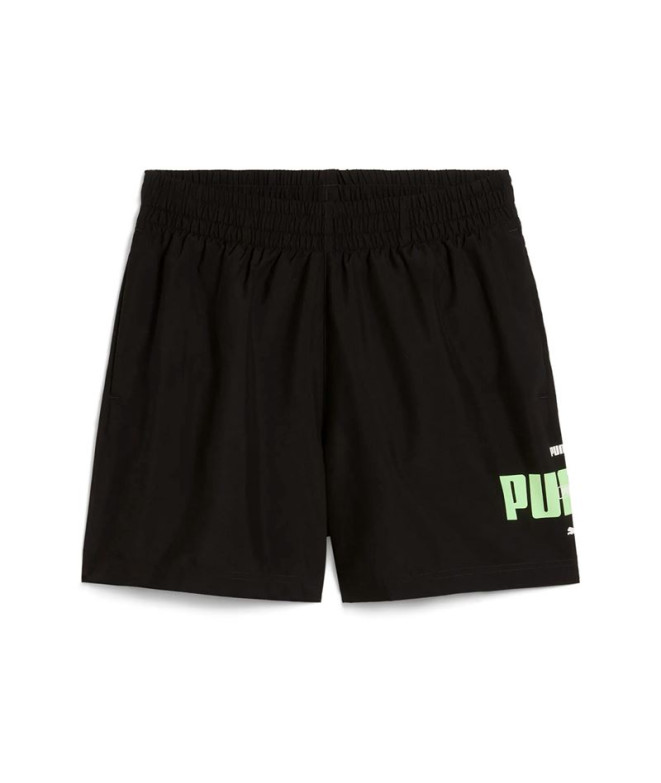 Calça Puma Essentials Logo Lab Wo Homem Preto