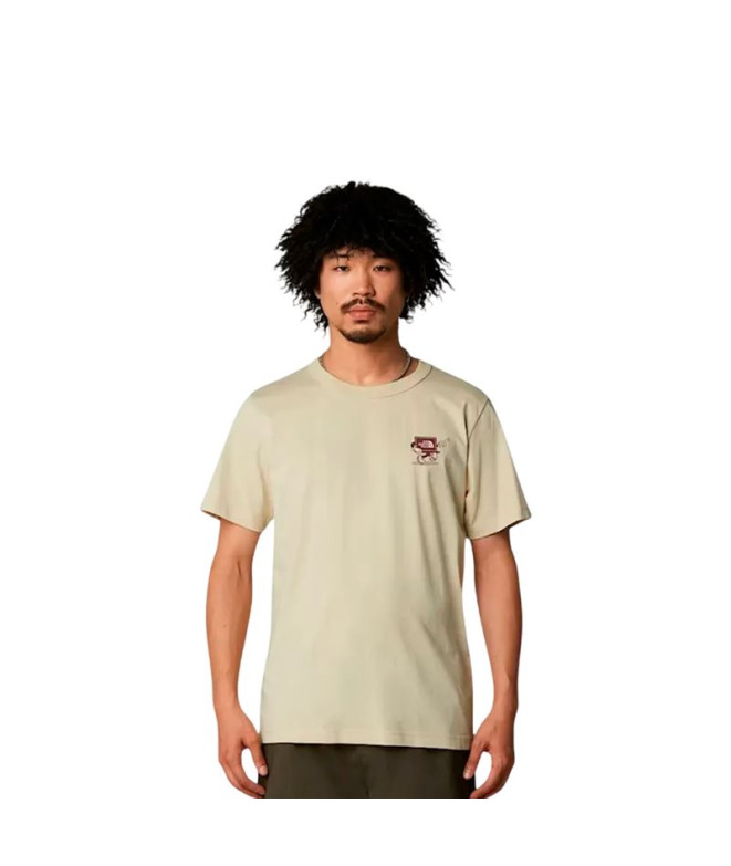 Camiseta The north Face Ss Wamfc Beige Homem