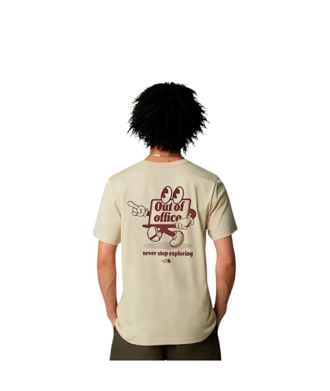 Camiseta The north Face Ss Wamfc Beige Homem