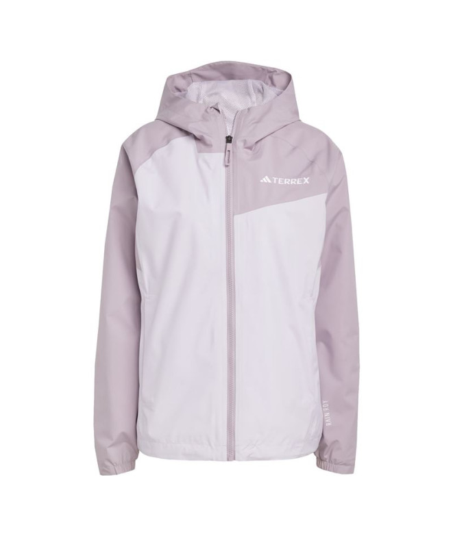 Casaco de Montanha adidas Mt 2L Rain Mulher Amarelo/Lilás