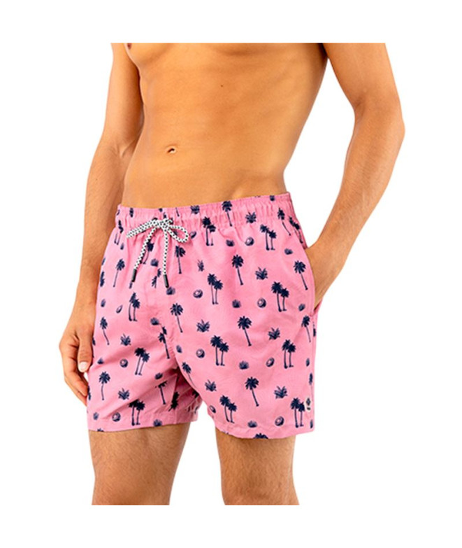 Bañador de Playa y piscina Alphadventure Vanimo Hombre Rosa