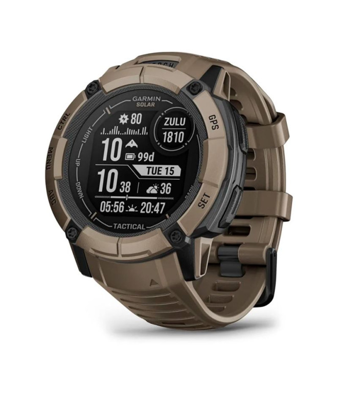 Reloj Deportivo Garmin Instinct 2X Solar Edición Tactical – Marrón